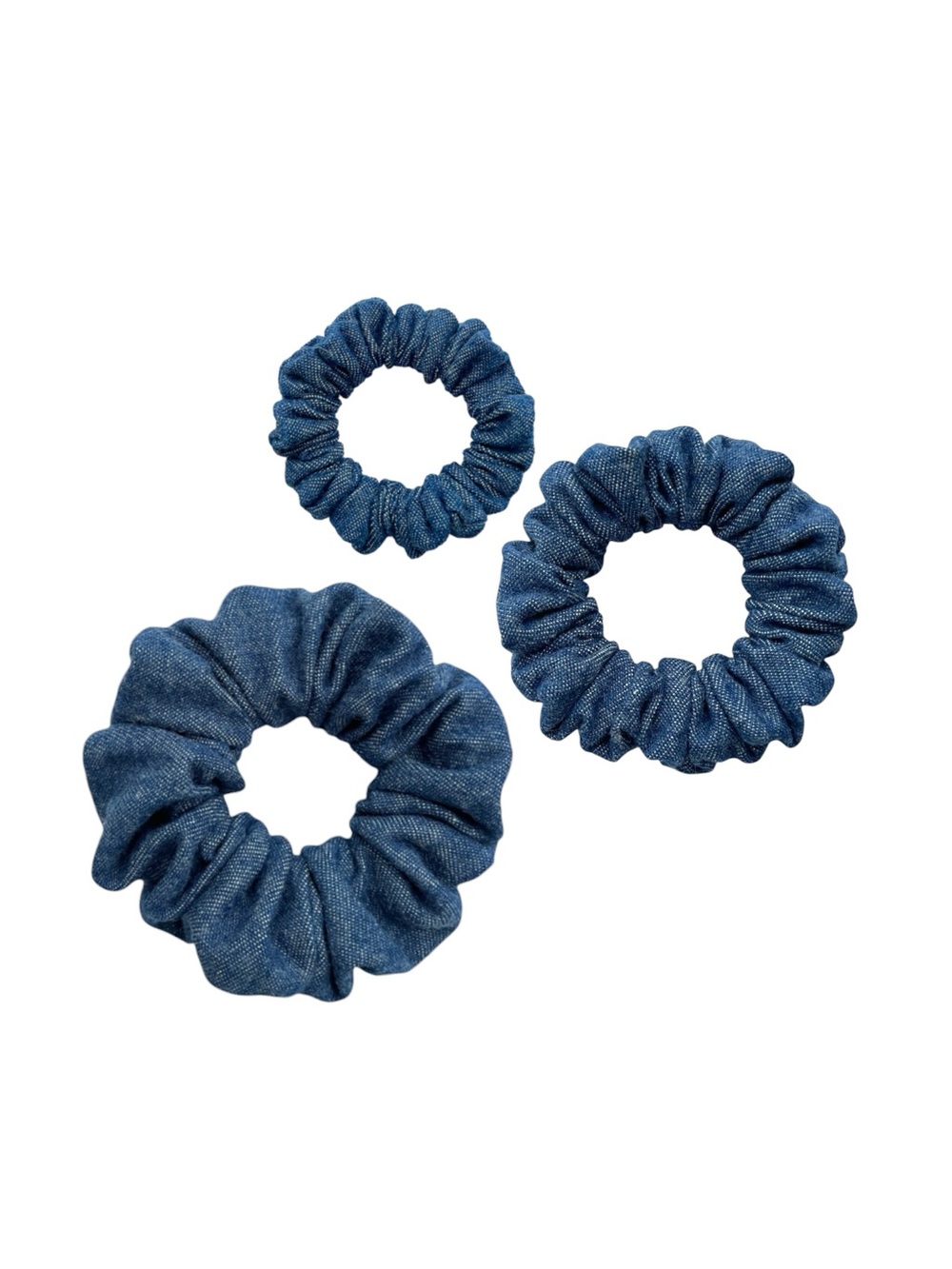 Denim Scrunchie Set - Picture 2 of 8